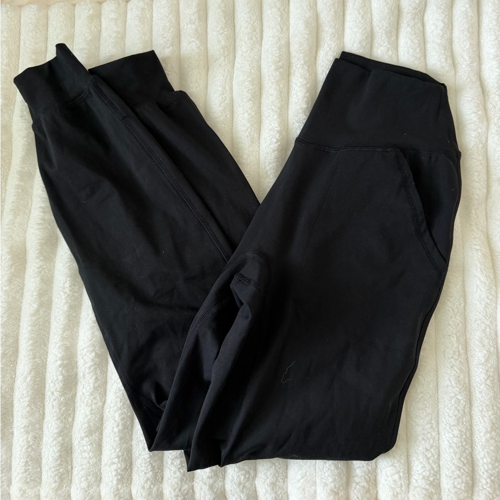 LIAISON The Label Black High-Waist Joggers with Side Pocket